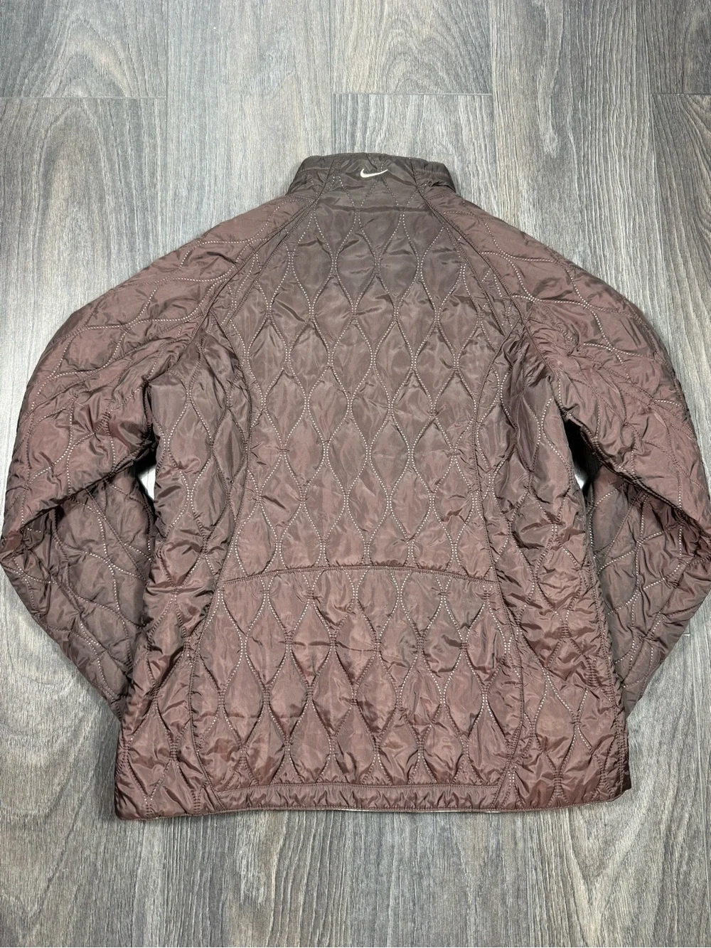 Nike Brown Quilted Kids Puffer Jacket with  Lining